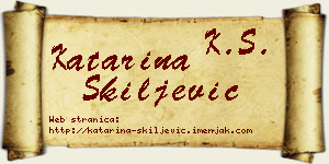 Katarina Škiljević vizit kartica